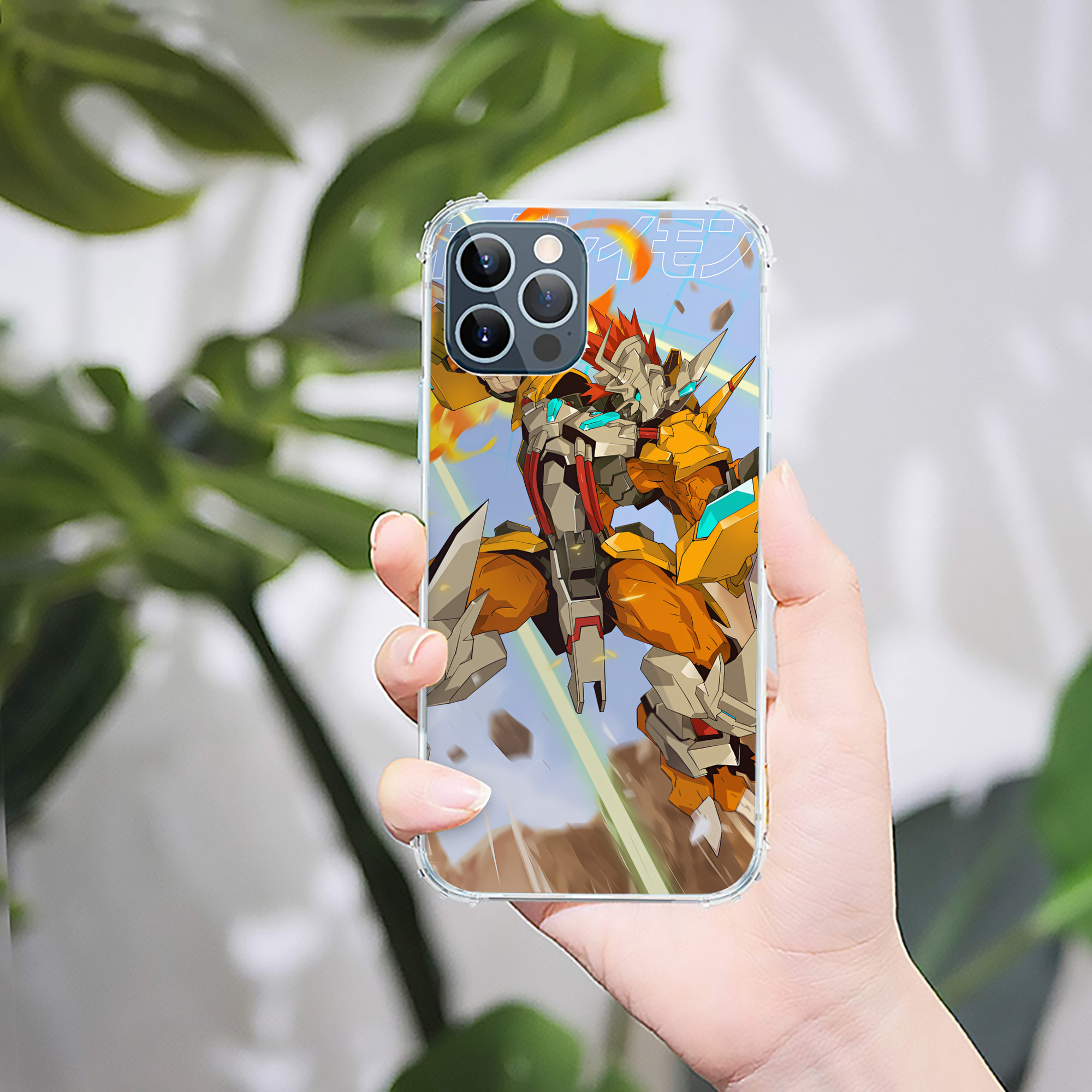 （画像用） Digimon デジタルモンスター/デジモン 【iPhone 12シリーズ対応】透明スマホケース（クリアソフトケース）